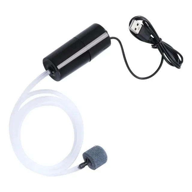 Mini Aerador Compressor Ar Portátil Aquário Tanque Usb 5v