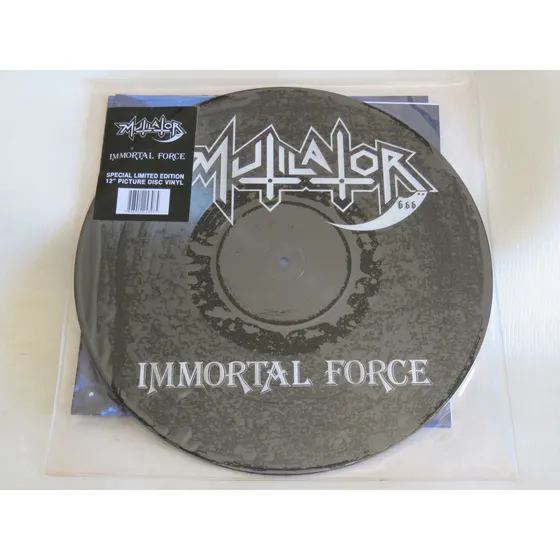 Mutilator Immortal Force Lp Picture Disc Limitado Com Poster