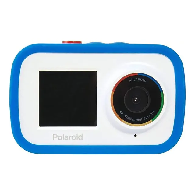 Cámara De Acción Polaroid Id922-blu 18mp 4k 30fps Wifi Azul