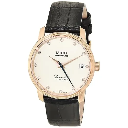 Reloj Automático Suizo Para Mujer, Dial Marfil, Compatible C