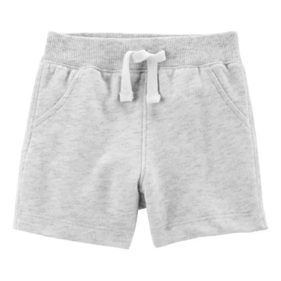 Short De Algodón Gris 410 Carter's