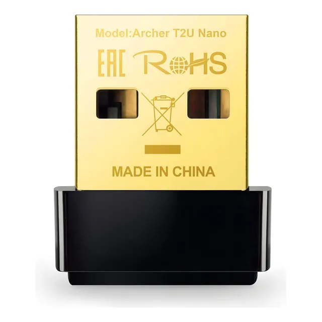 Adaptador nano USB inalámbrico TP-Link Ac600 Archer T2u