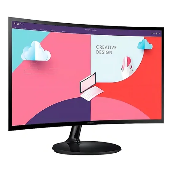 Monitor Gamer Samsung con pantalla de 24" 75Hz y resolución Full HD