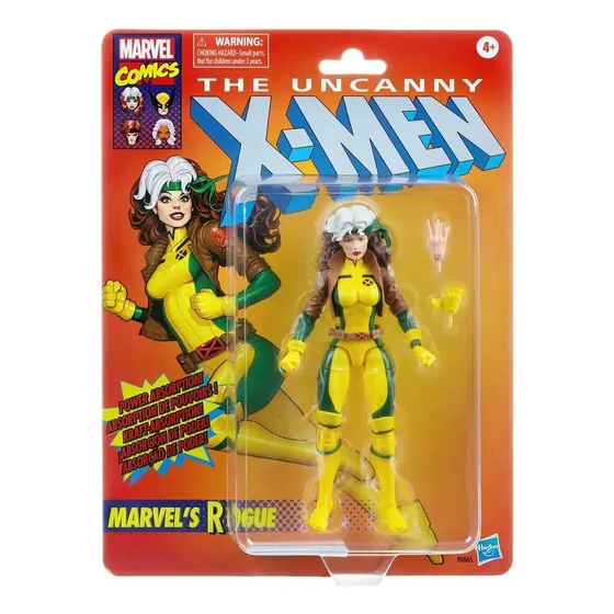 Rogue X-men Retro Marvel Legends Hasbro Muñeca Figura