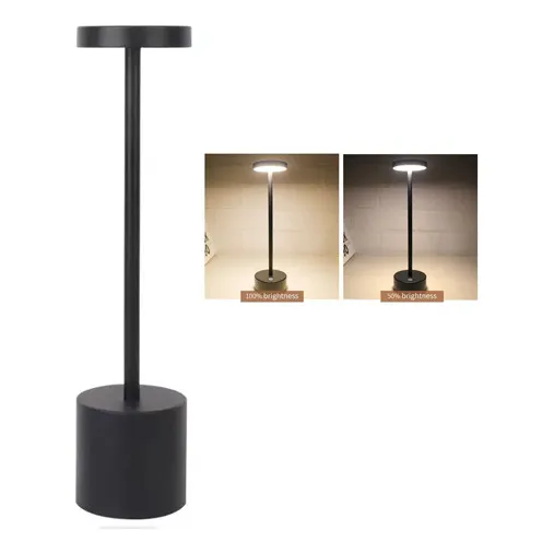 ... Luminária Abajur Mesa Luz Led Touch Recarregável