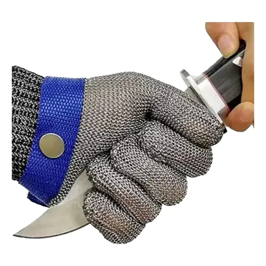 Guantes Seguridad Carnicería Hilo  Acero Inoxidable Nivel 5