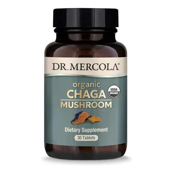 Suplemento Dr.mercola Hongo Chaga 30 Tabletas