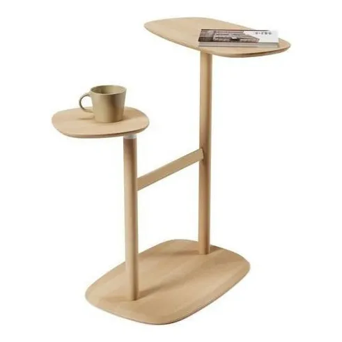 Mesa Auxiliar Tapa Giratoria Plegable Interc Madera Umbra