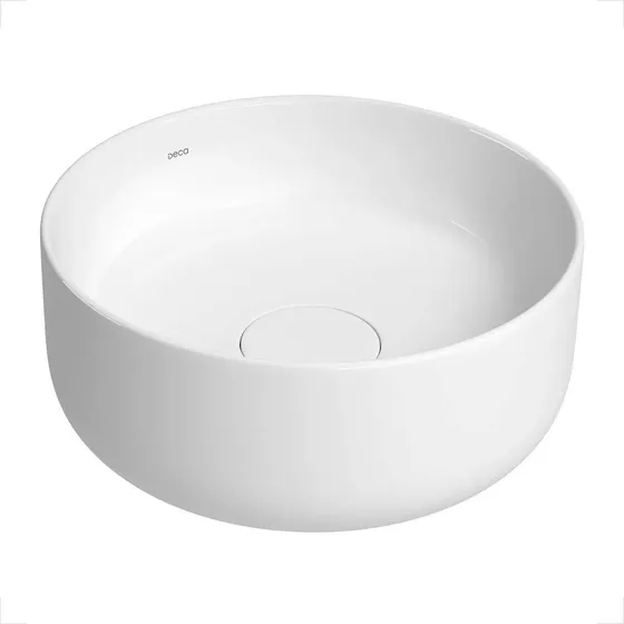 Deca L.12030.17 bacha slim de apoyo redonda 30cm porcelana blanca