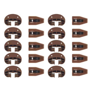 10 Pares De Guías Deslizantes De Plástico Para Cajones Con V 10 Pares De Guías Deslizantes De Plástico Para Cajones Con V