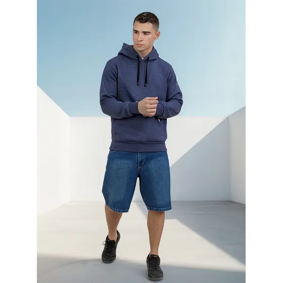 Buzo Canguro Frizado Hombre Ajustador En Capucha High Royal