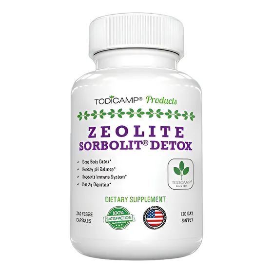 Zeolita Clinoptilolita 500mg X 120 Cápsulas Vegetales