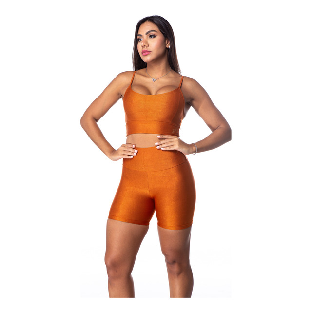 Conjunto Fitness Top+ Short Roupa Para Academia Canelado 3d Conjunto Fitness Top+ Short Roupa Para Academia Canelado 3d