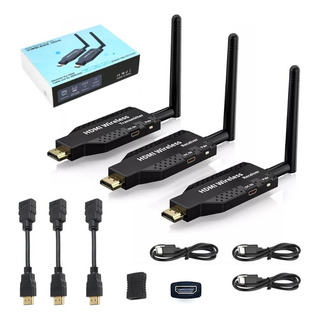 Extensor Hdmi Inalámbrico 50m Con 1 Transmisor 2 Receptores Extensor Hdmi Inalámbrico 50m Con 1 Transmisor 2 Receptores