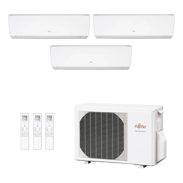 Ar-condicionado Multi Inverter Fujitsu 18k 2x9k+1x12k Qf 220