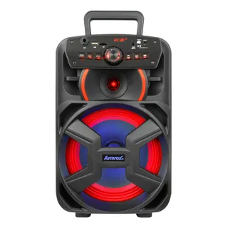 Caixa De Som Amplificada Amvox Aca 221 Bluetooth Woofer 8 Cor Preto Caixa De Som Amplificada Amvox Aca 221 Bluetooth Woofer 8 Cor Preto