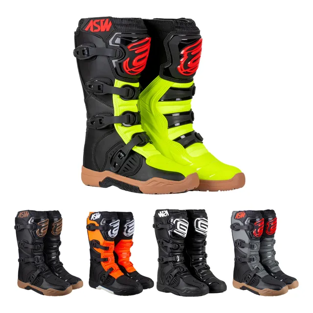 Bota Asw Cores Image Enduro Trilha Motocross Promoção