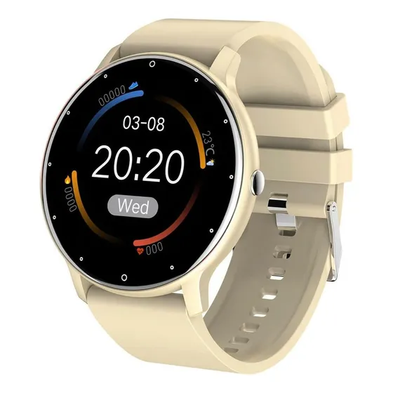 Reloj Inteligente Tactil Smartwatch Linkon Android Ios Color De La Caja Dorado Color Del Bisel Dorado