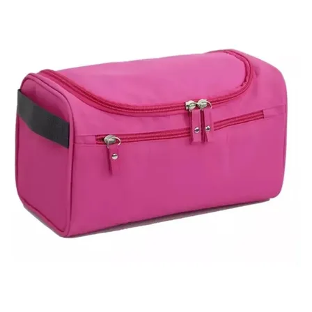Necessaire Bolsa Mão Academia Viagem Trabalho Frasqueira Cor Rosa