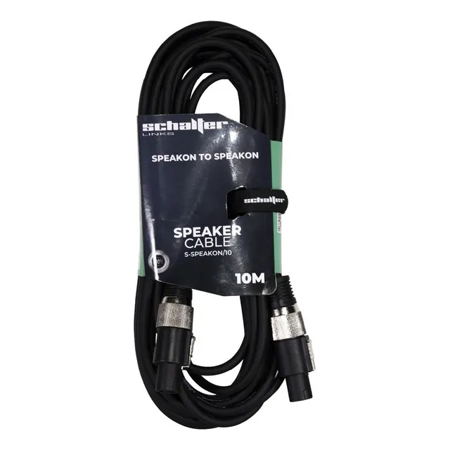 Cable Speakon Para Bocina Cal 14 De 10m Cobre Libre Oxigeno