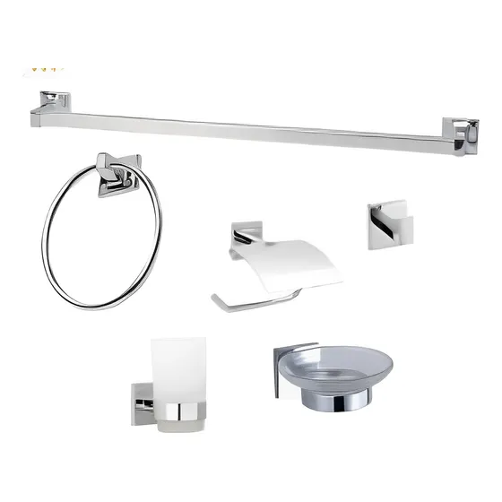 Juego De Accesorios Para Baño 6pzas Gb-884