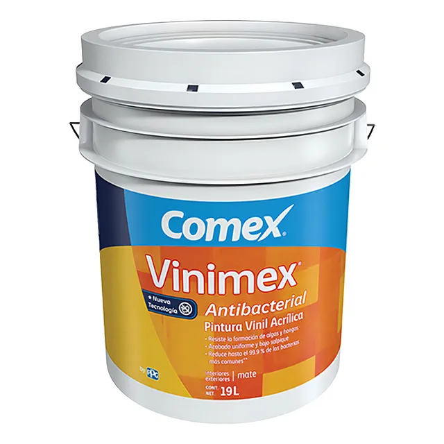 Comex Vinimex cubeta premium 19 litros acabado brillante color blanco