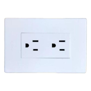 6pzs Contacto Doble Blanco Residencial Igoto 15a 110v-220v 6pzs Contacto Doble Blanco Residencial Igoto 15a 110v-220v