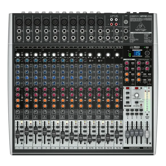 Consola Behringer X2442USB Xenyx de mezcla