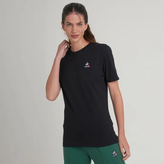 Remera Le Coq Sportif Negro Ess Wmn Tee
