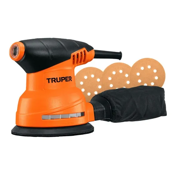 Lijadora Roto Orbital 5'' Profesional 260w Truper Liro-5a