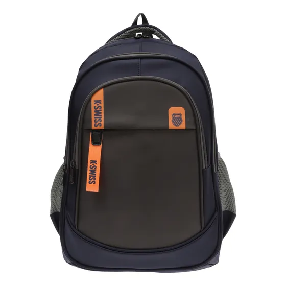 Mochila Casual Escolar K-swiss Thor Color Marino Diseño de la tela Liso