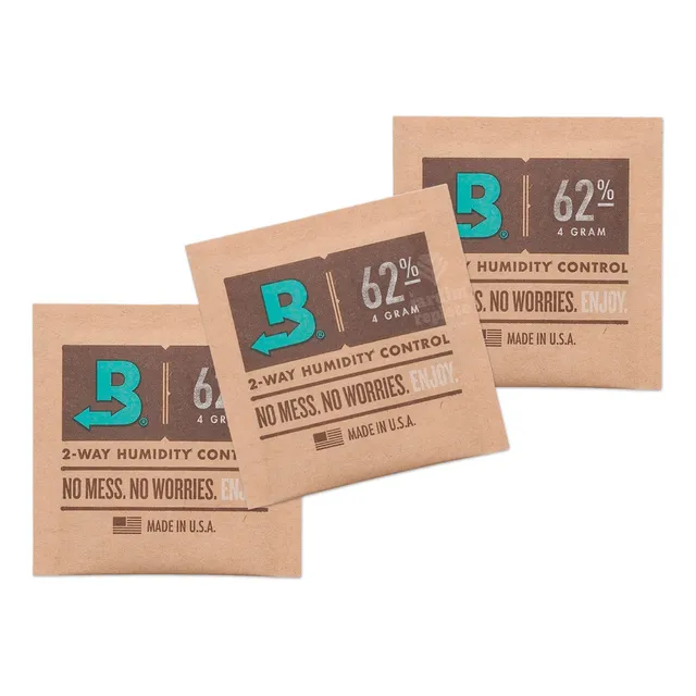 Kit 3 Unidades Boveda 62% 4g | Controlador De Umidade Ervas