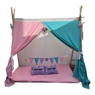 Tipi Teepee Casita Tienda Infantil Unicornio Doble Puerta Tipi Teepee Casita Tienda Infantil Unicornio Doble Puerta