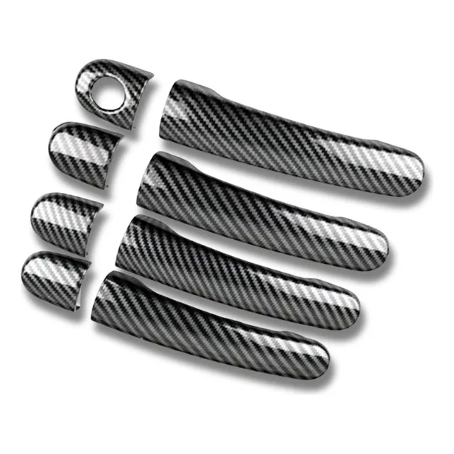 Cubre Manijas Exterior Jetta A4 Golf Mk4 Tipo Fibra Carbono