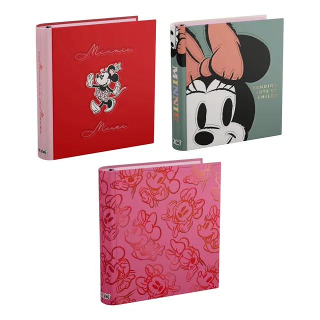 Carpeta Escolar N*3 3 Anillos Mooving Disney Minnie Mouse