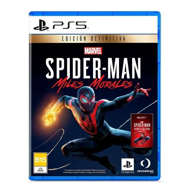 Marvel's Spiderman Miles Morales Ultimate Edition Ps5 Físico