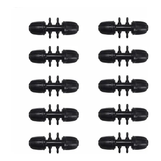 Tubo Riego Goteo 1 2 4 Adaptador Perma Conector Pua Toda