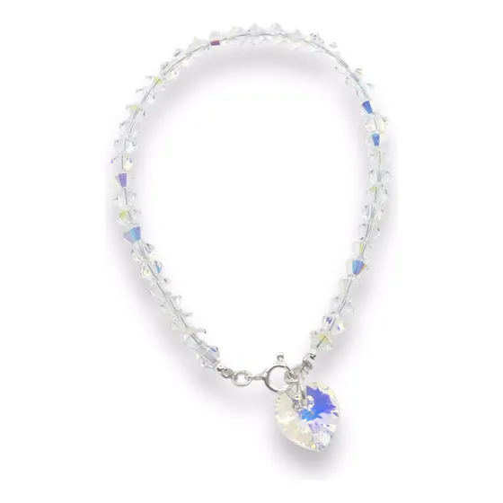 Pulsera Mujer Decorado C Cristales Swarovski® Plata 925