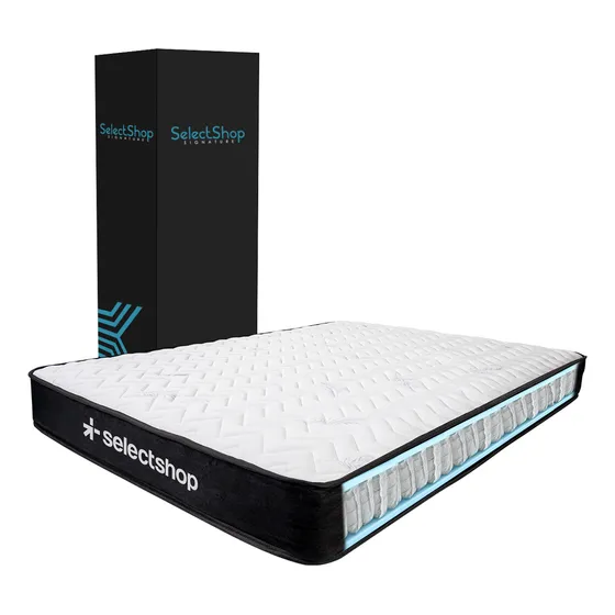 Colchón Queen Con Resorte Ortopédico Y Memory Foam