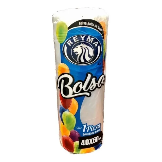 Bolsa En Rollo 40x60 Cm Baja Densidad Reyma 1pza