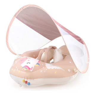 Piscina Inflable Para Bebés Con Sombrilla Para Nadar Con Dib Piscina Inflable Para Bebés Con Sombrilla Para Nadar Con Dib