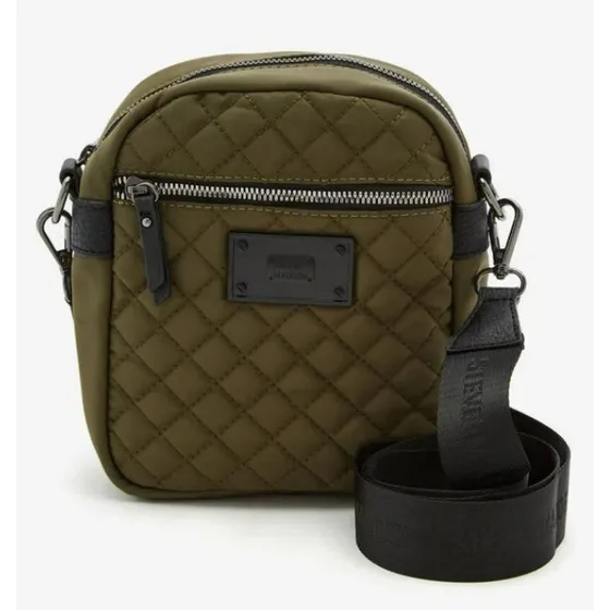 Crossbody Morral Steve Madden Modelo Bdrake Color Olive Usa