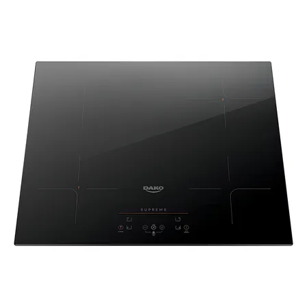 Cooktop De Indução 4 Bocas Preto Com Trava De Segurança Dako Supreme 220v
