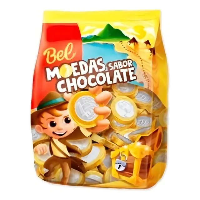 Pacote De Moeda De Chocolate Bel - 500g