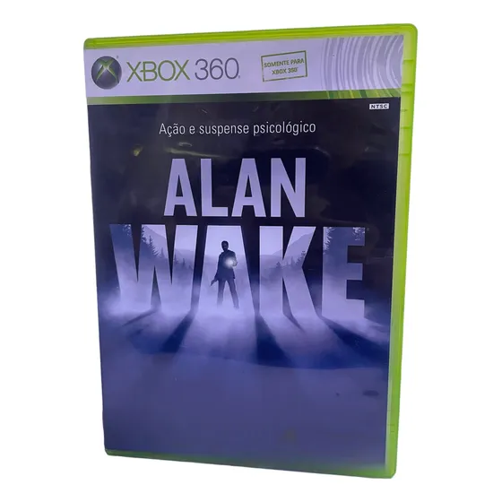 Jogo Alan Wake Xbox 360 Midia Fisica Microsoft Original