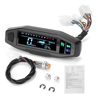 Velocímetro Lcd Miniatura Universal Para Motocicletas Velocímetro Lcd Miniatura Universal Para Motocicletas