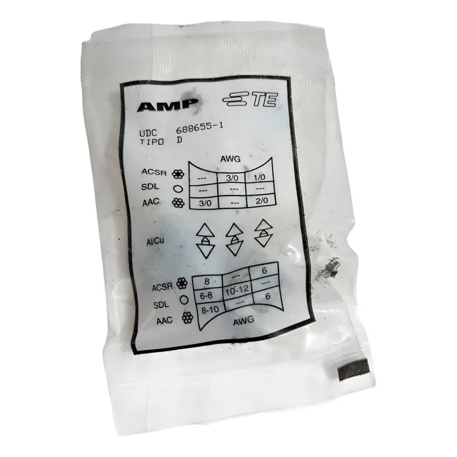 Conector Udc Tipo D Color Blanco 20 Piezas Blanco