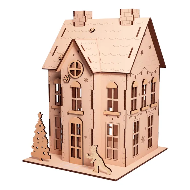 Casa Para Navidad, Adorno Decoración Navideña