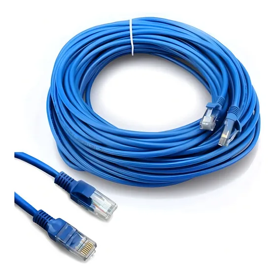 Cable De Red Armado 10 Mts Patch Cord Utp Cat.5e Rj45
