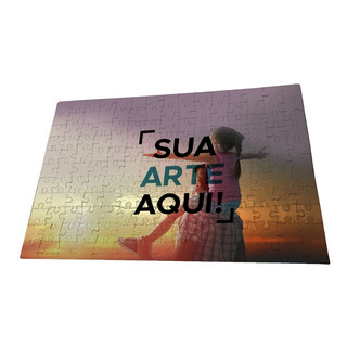 Kit Quebra-cabeça Foto (1 X A3 - 165pçs) (1 X A4 40pçs) 2uni Kit Quebra-cabeça Foto (1 X A3 - 165pçs) (1 X A4 40pçs) 2uni